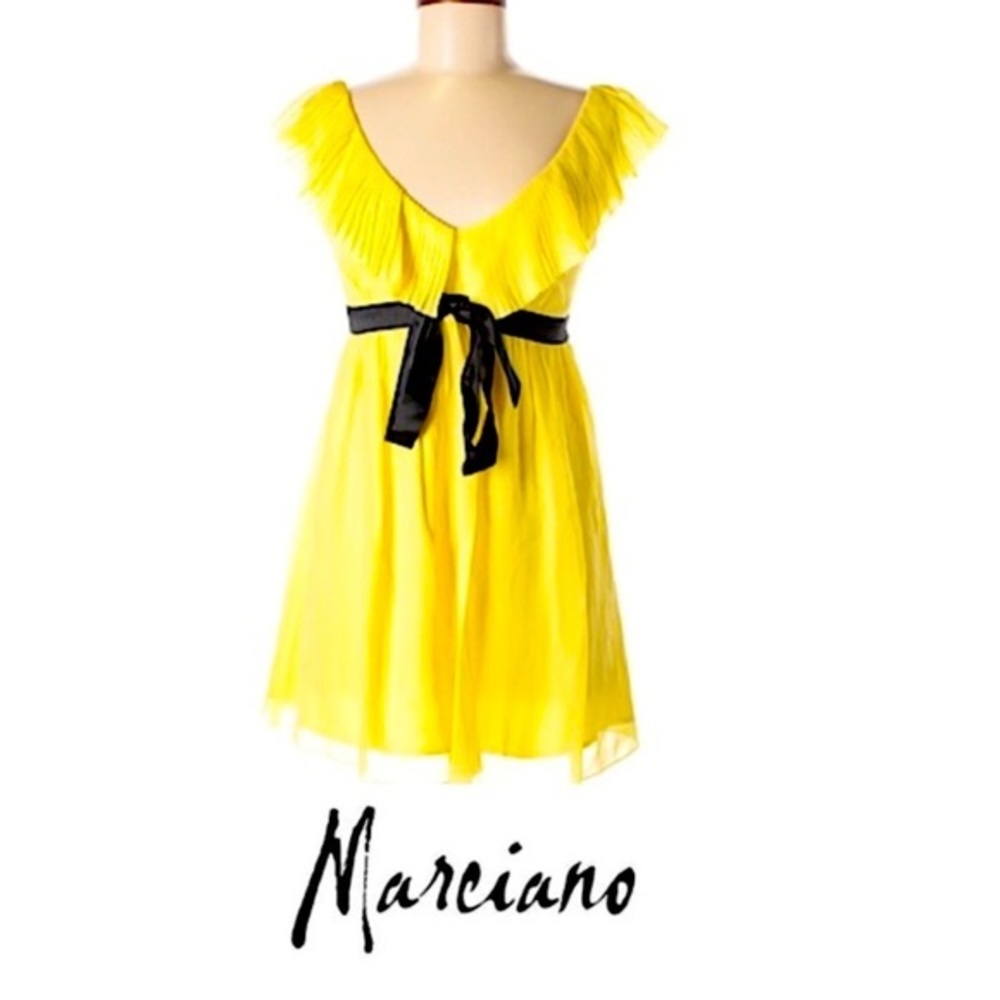 Marciano Sleeveless Yellow Dress Size S
